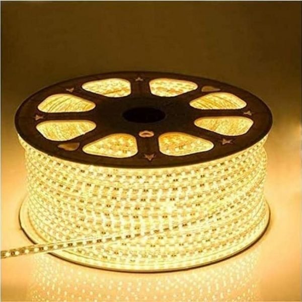 SEER 45 Meter LED Rope Light - Waterproof Decorative Lights with Flexible PVC Tubing-LED Pipe Light for Ceiling Light, Home, Office, Diwali, Eid and Birthday,Christmas Decorations(Warm White)