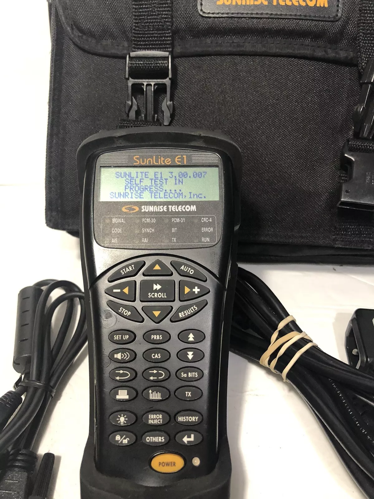 Ensemble de test de transmission Sunrise Telecom Sunlite E1 2M utilisé en excellent état - Image 9