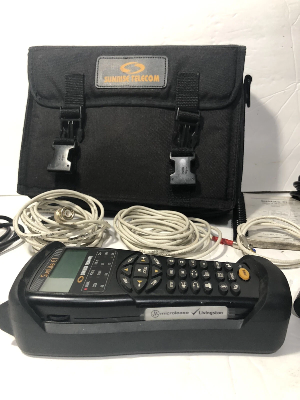 Ensemble de test de transmission Sunrise Telecom Sunlite E1 2M utilisé en excellent état - Image 7