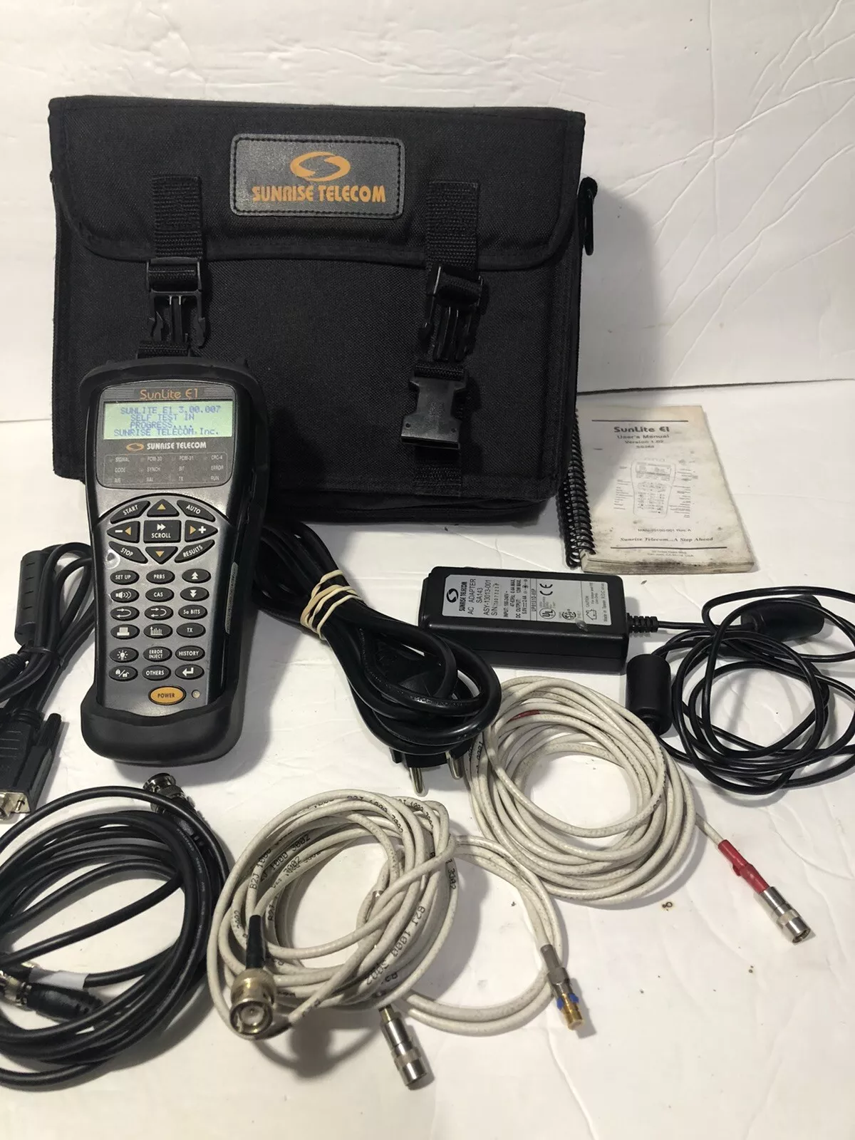 Ensemble de test de transmission Sunrise Telecom Sunlite E1 2M utilisé en excellent état - Image 10